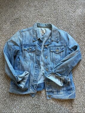 J Crew Light Wash Denim Jacket - Classic Jean Jacket